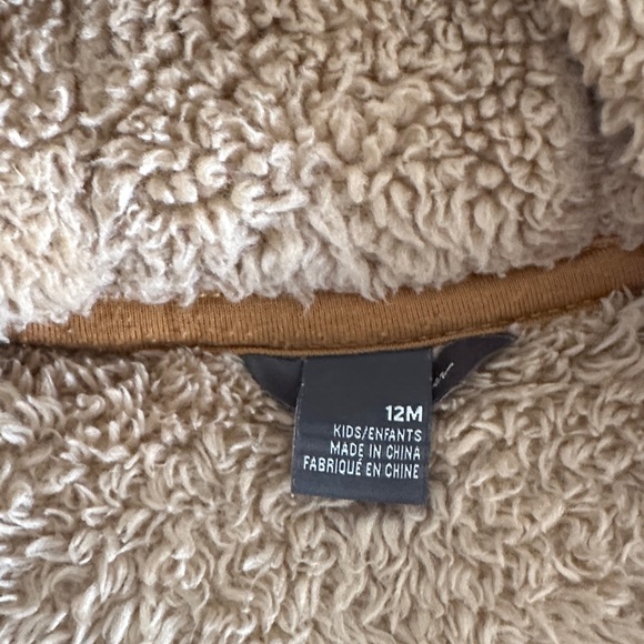 Eddie Bauer Olive and Beige Kids Footie - Picture 5 of 7